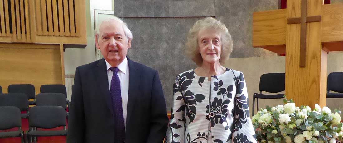 Dr Hamilton and Shirley Moore